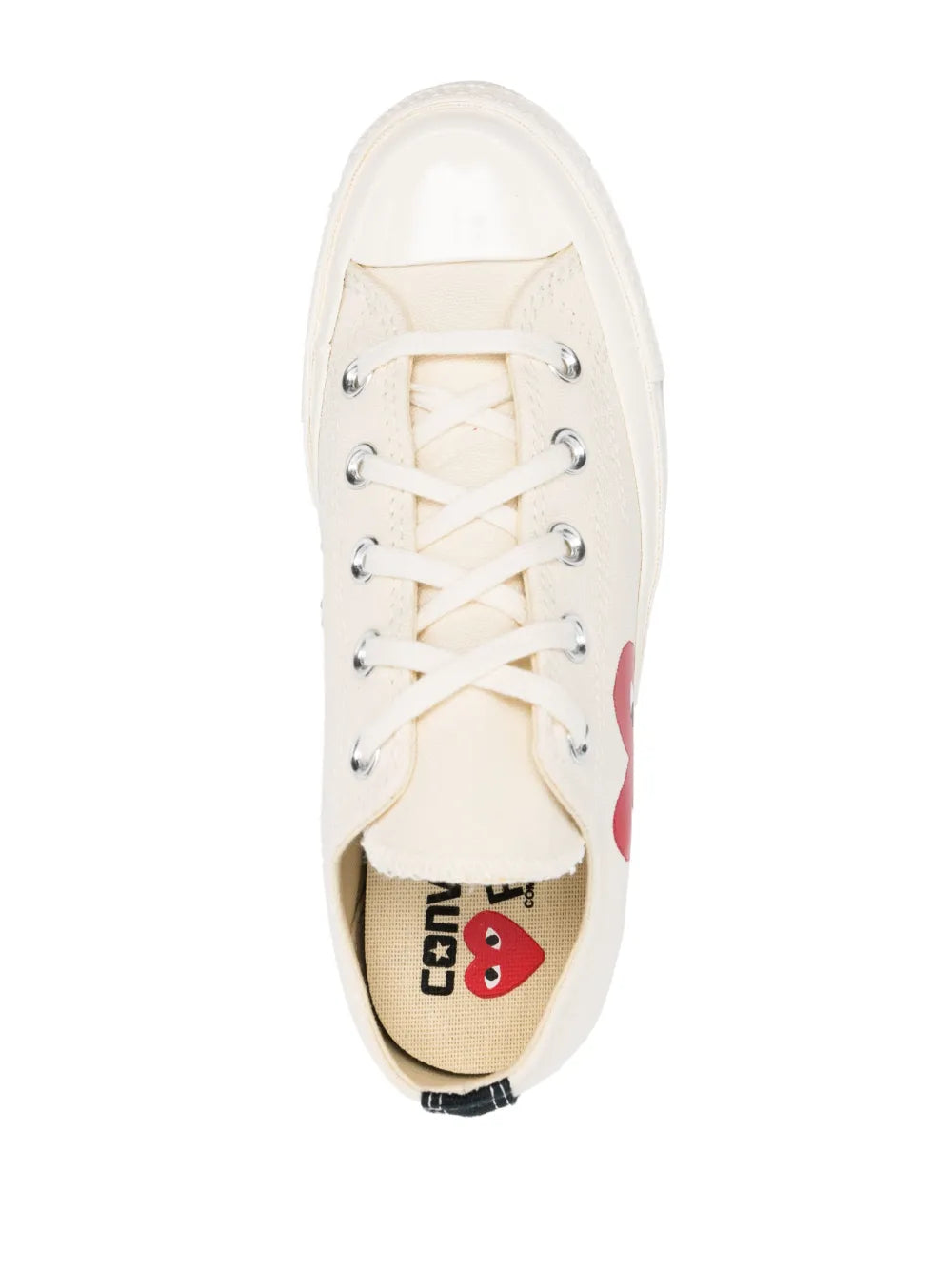 Comme Des Garçons Play x Converse Tenis Con Corazones Estampados | Neutro | FARFETCH MX