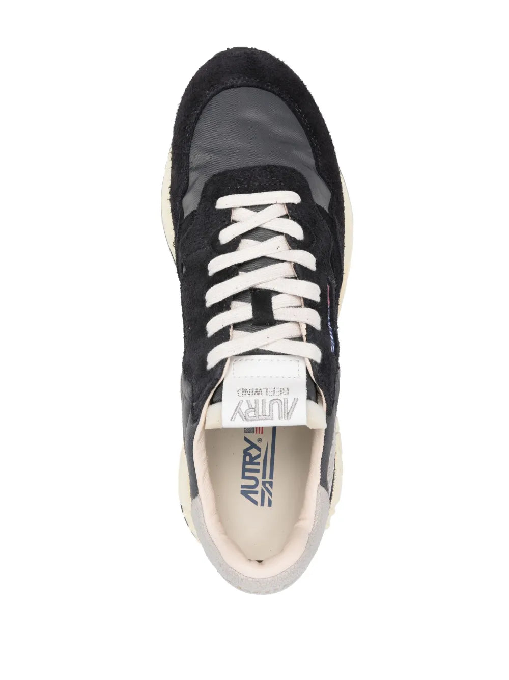 Autry Tenis Bajos Reelwind De Nylon Negro y Gamuza | Negro | FARFETCH MX